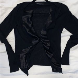 Banana Republic black wool cardigan